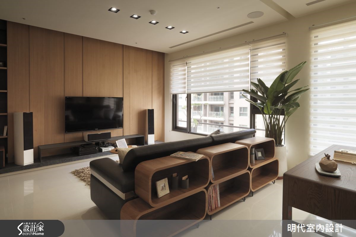 28坪新成屋(5年以下)＿療癒風客廳案例圖片＿明代室內裝修設計有限公司＿明代_14之4