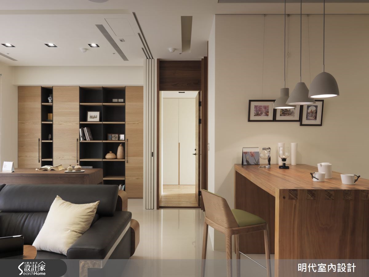 28坪新成屋(5年以下)＿療癒風客廳案例圖片＿明代室內裝修設計有限公司＿明代_14之8