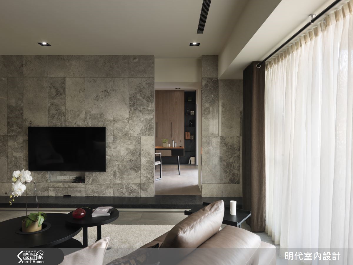 64坪＿現代風客廳案例圖片＿明代室內裝修設計有限公司＿明代_18之6