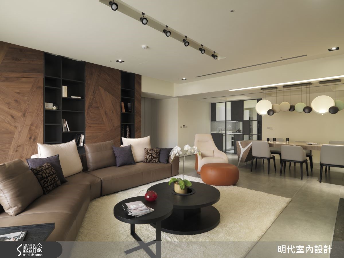 64坪＿現代風客廳案例圖片＿明代室內裝修設計有限公司＿明代_18之7