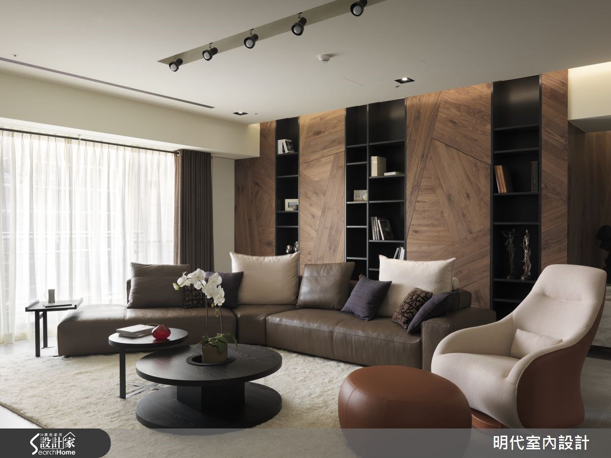 64坪＿現代風客廳案例圖片＿明代室內裝修設計有限公司＿明代_18之8