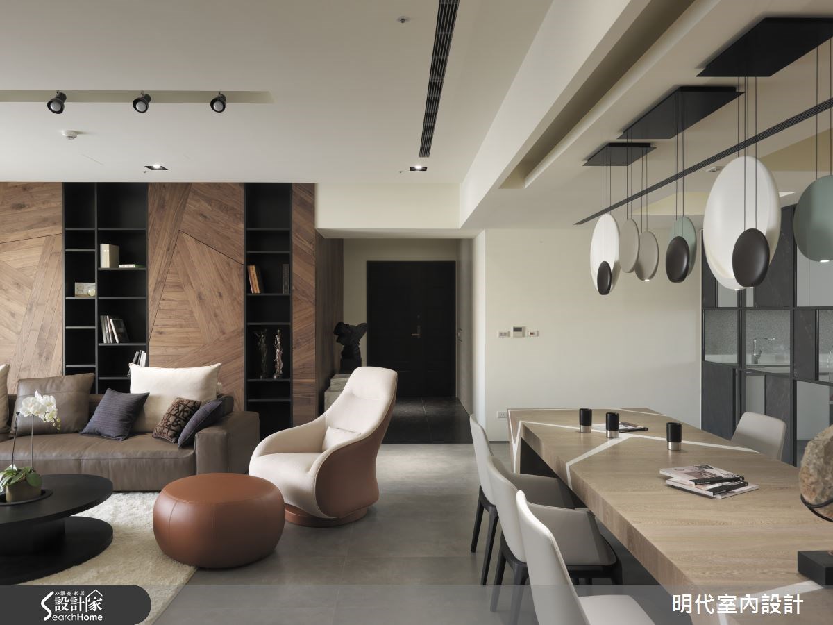 64坪＿現代風客廳案例圖片＿明代室內裝修設計有限公司＿明代_18之15