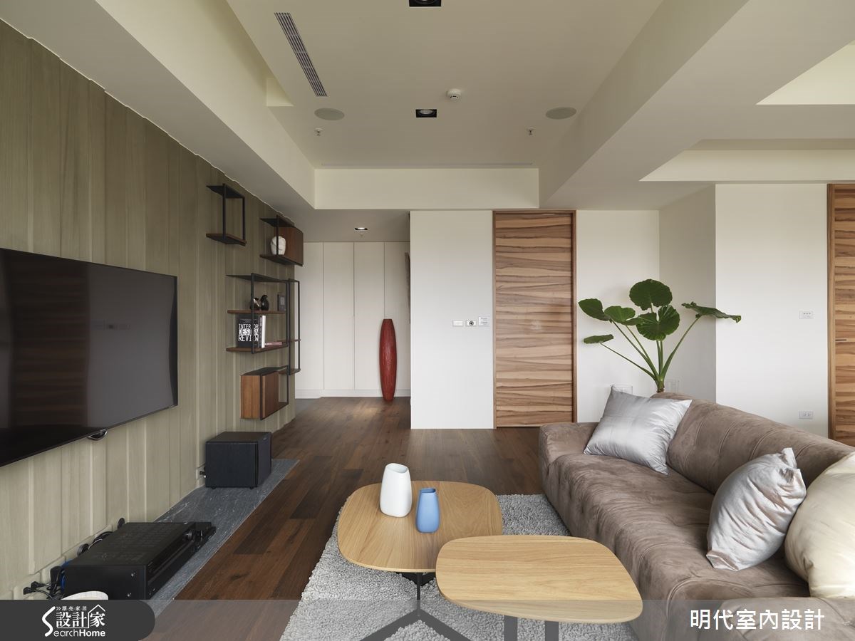 30坪新成屋(5年以下)＿現代風客廳案例圖片＿明代室內裝修設計有限公司＿明代_21之7