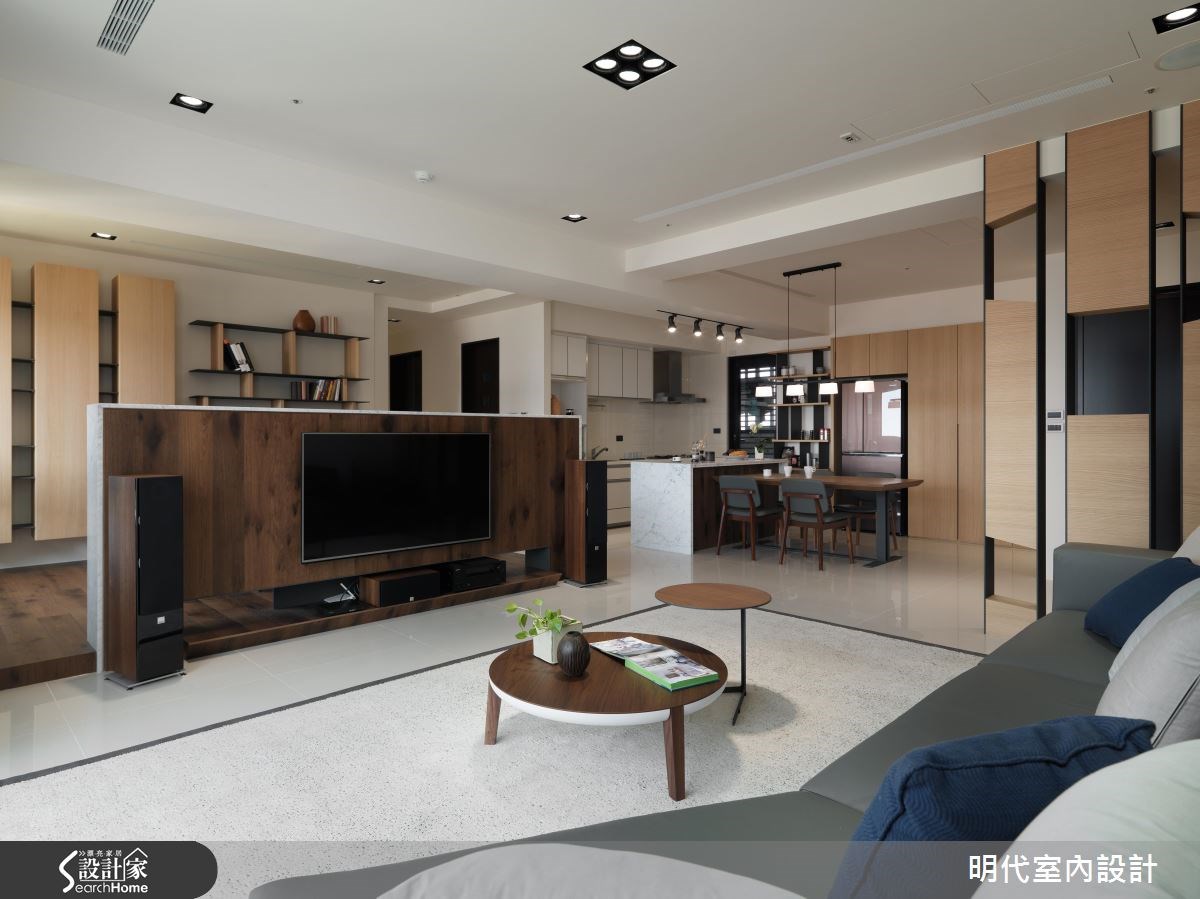 48坪新成屋(5年以下)＿現代風客廳案例圖片＿明代室內裝修設計有限公司＿明代_26之5