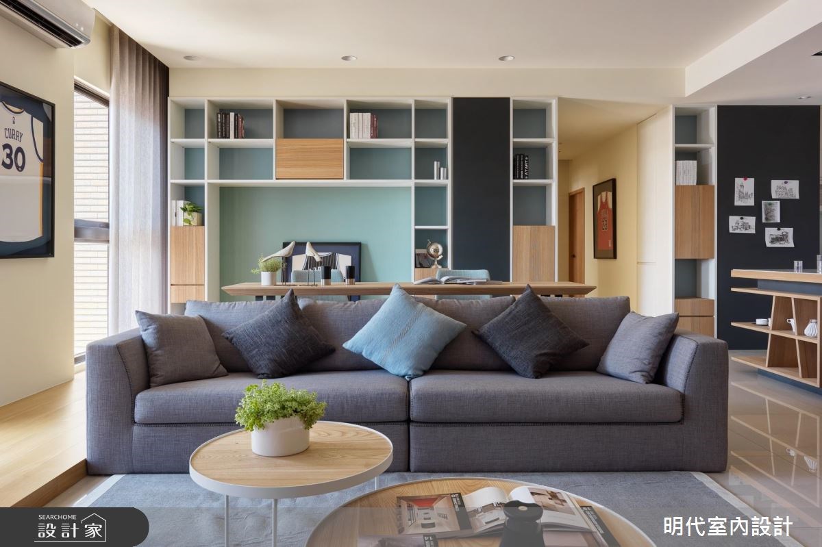 40坪新成屋(5年以下)＿現代風客廳案例圖片＿明代室內裝修設計有限公司＿明代_28之3