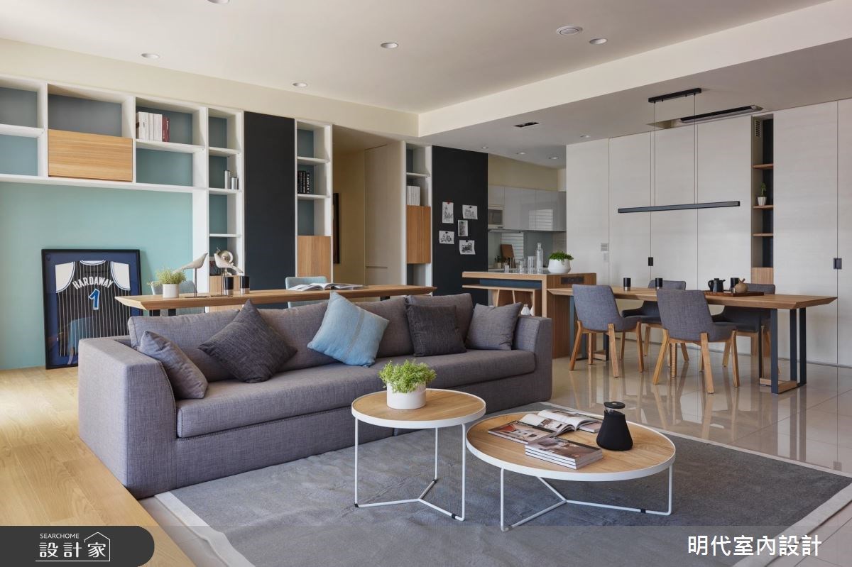 40坪新成屋(5年以下)＿現代風客廳案例圖片＿明代室內裝修設計有限公司＿明代_28之4