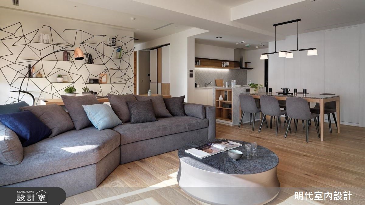 40坪新成屋(5年以下)＿現代風客廳案例圖片＿明代室內裝修設計有限公司＿明代_29之3