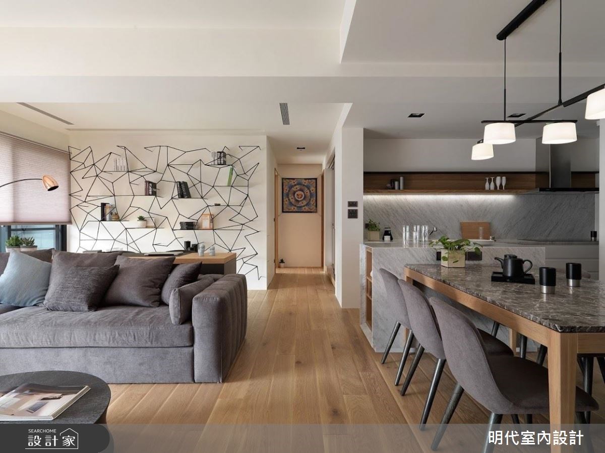 40坪新成屋(5年以下)＿現代風客廳案例圖片＿明代室內裝修設計有限公司＿明代_29之5