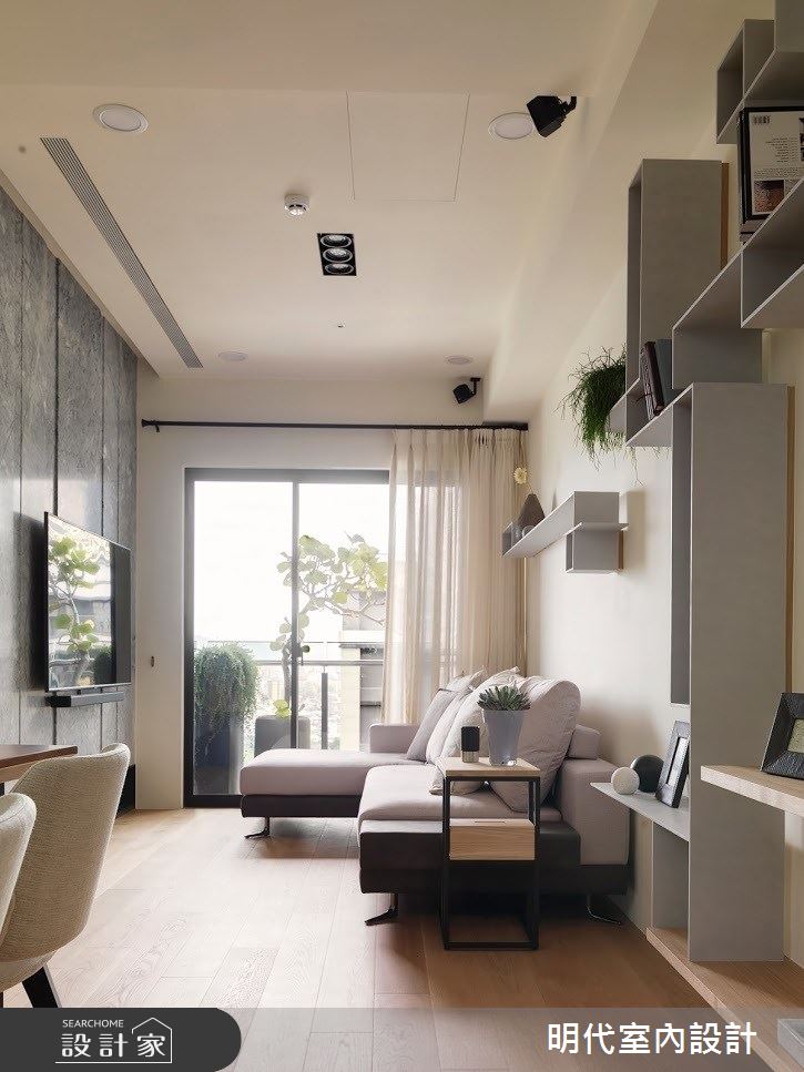 22坪新成屋(5年以下)＿現代風客廳案例圖片＿明代室內裝修設計有限公司＿明代_33之4