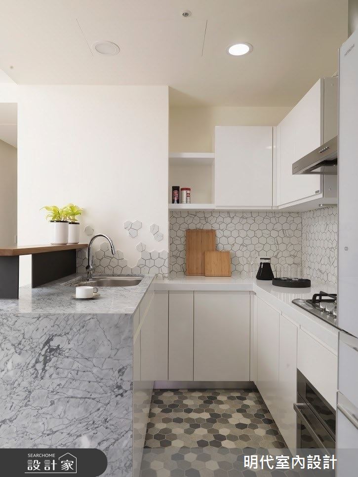 22坪新成屋(5年以下)＿現代風廚房案例圖片＿明代室內裝修設計有限公司＿明代_33之14