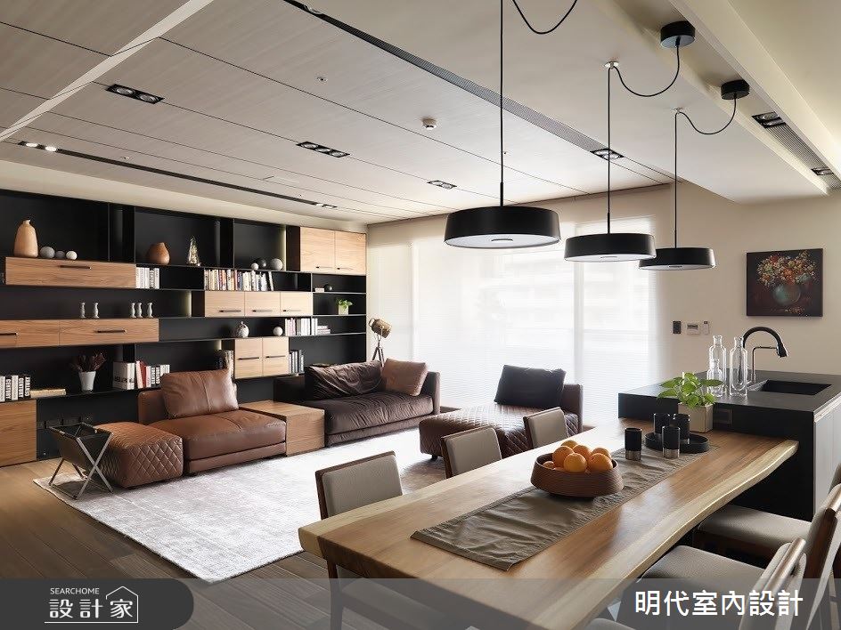 60坪新成屋(5年以下)＿現代風客廳餐廳案例圖片＿明代室內裝修設計有限公司＿明代_34之17