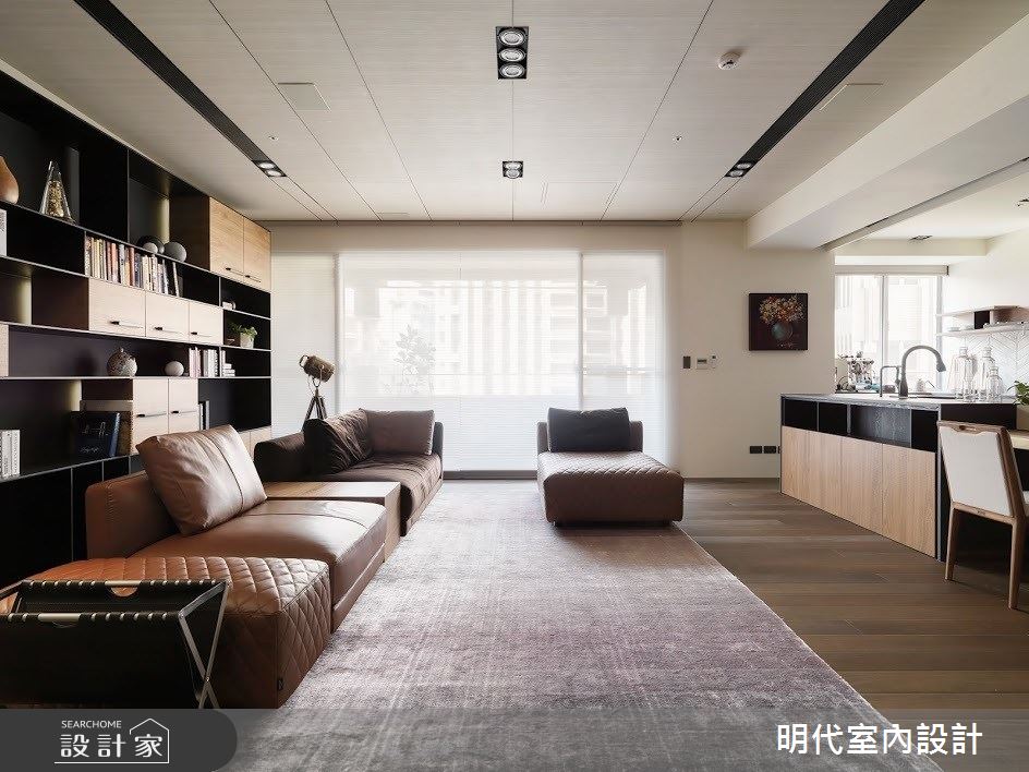 60坪新成屋(5年以下)＿現代風客廳案例圖片＿明代室內裝修設計有限公司＿明代_34之5