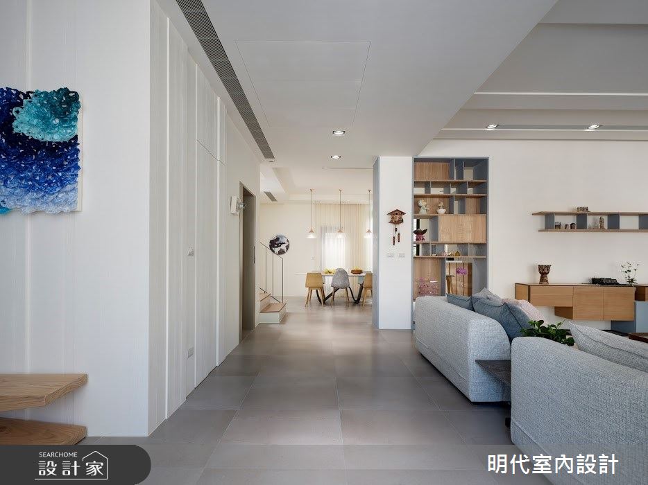 100坪新成屋(5年以下)＿簡約風走廊案例圖片＿明代室內裝修設計有限公司＿明代_35之6