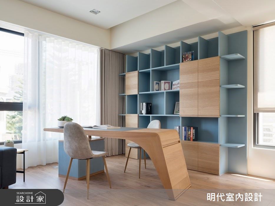 100坪新成屋(5年以下)＿簡約風工作區案例圖片＿明代室內裝修設計有限公司＿明代_35之19
