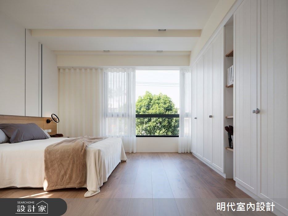100坪新成屋(5年以下)＿簡約風臥室案例圖片＿明代室內裝修設計有限公司＿明代_35之22