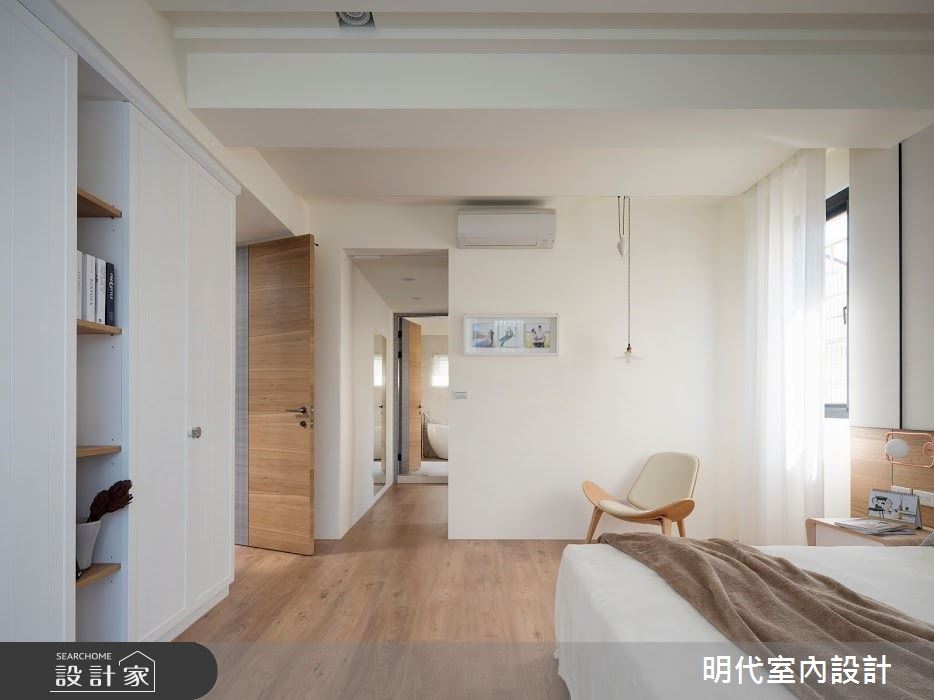 100坪新成屋(5年以下)＿簡約風臥室案例圖片＿明代室內裝修設計有限公司＿明代_35之23