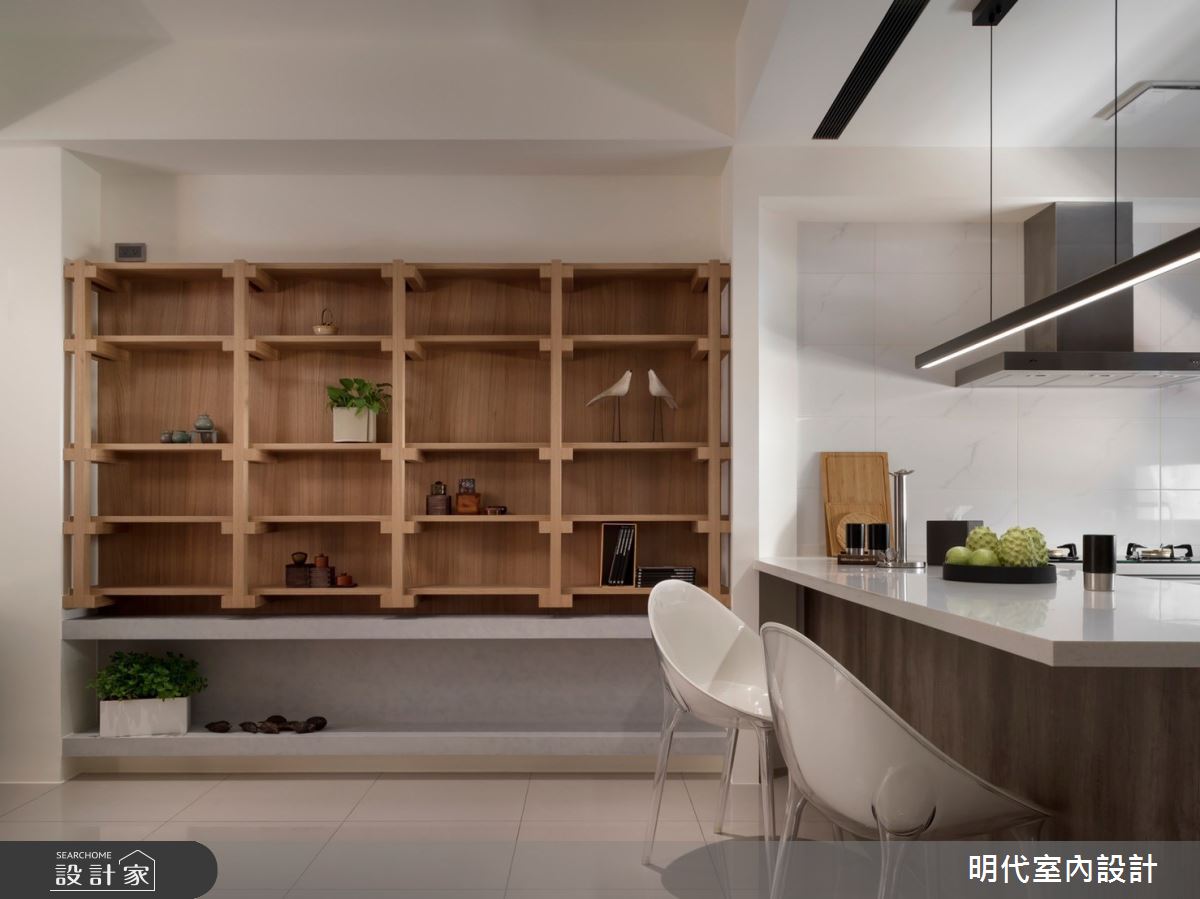 75坪新成屋(5年以下)＿現代風吧檯中島案例圖片＿明代室內裝修設計有限公司＿明代_36之5