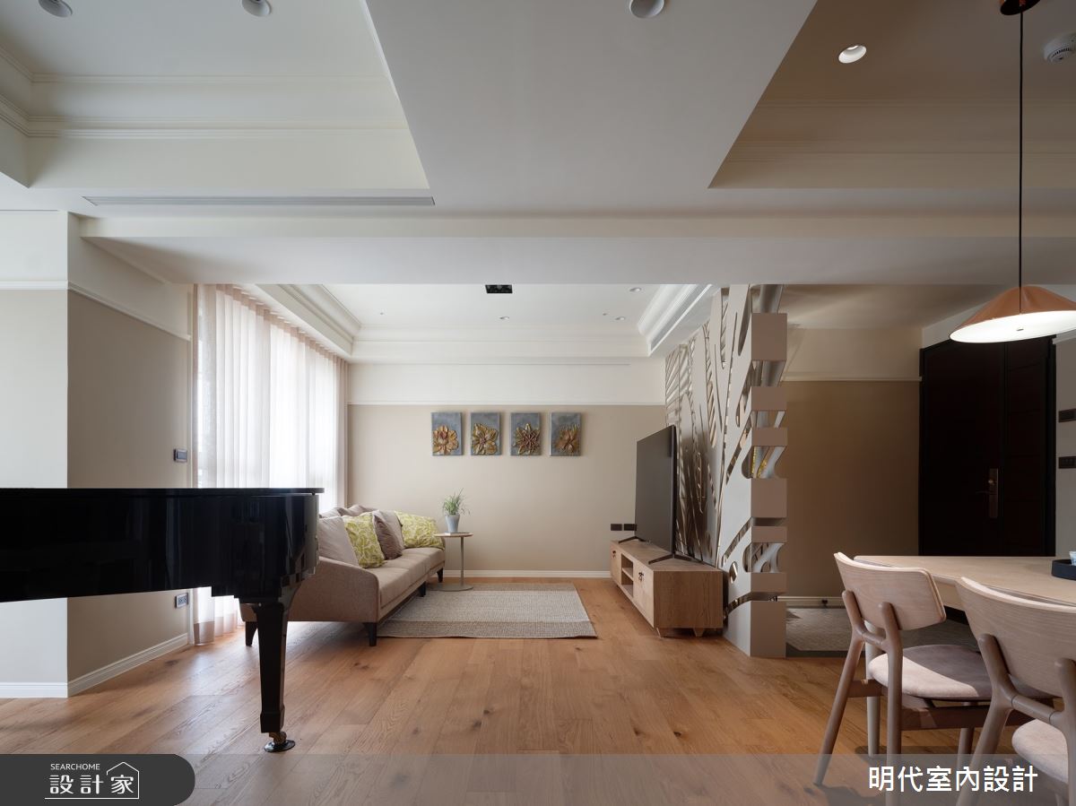 35坪新成屋(5年以下)＿新古典客廳案例圖片＿明代室內裝修設計有限公司＿明代_39之16