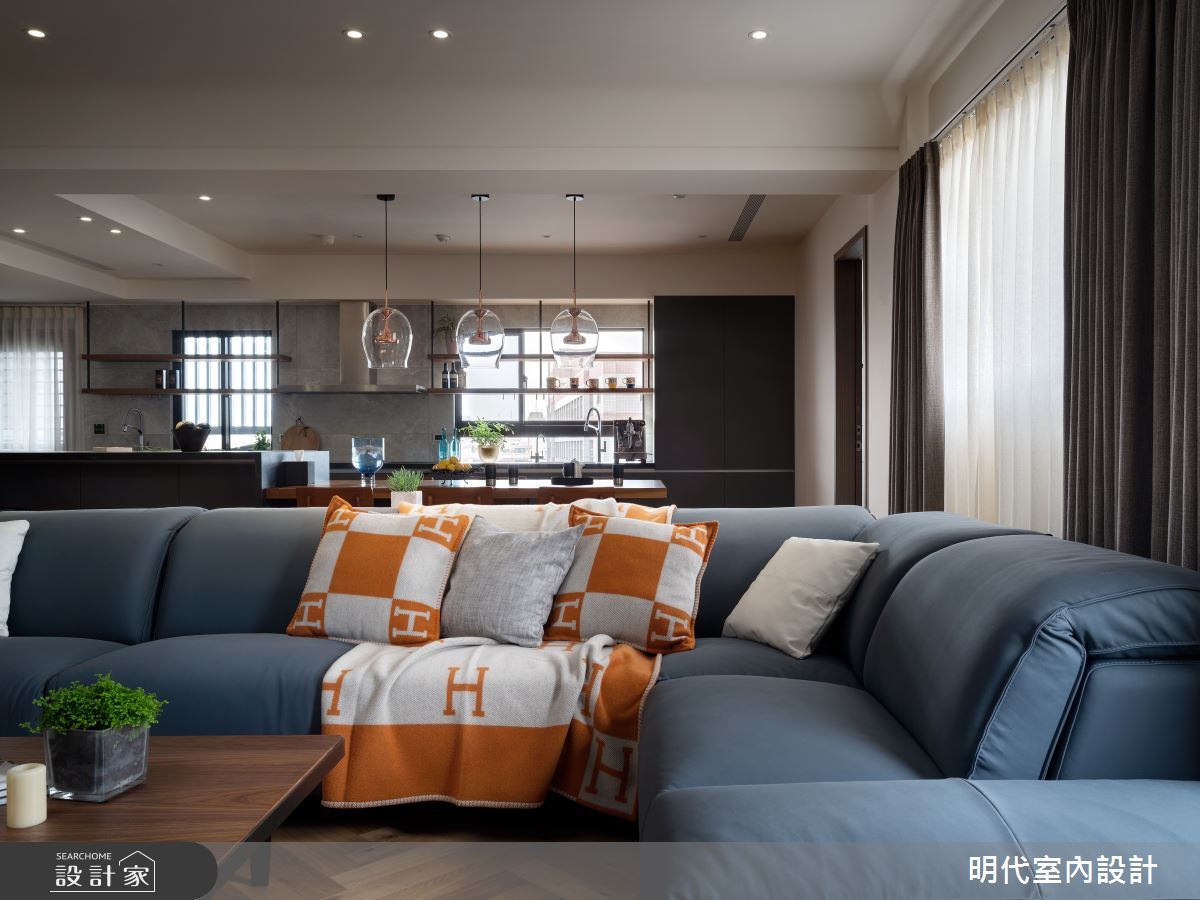 90坪預售屋＿現代風客廳案例圖片＿明代室內裝修設計有限公司＿明代_41之20