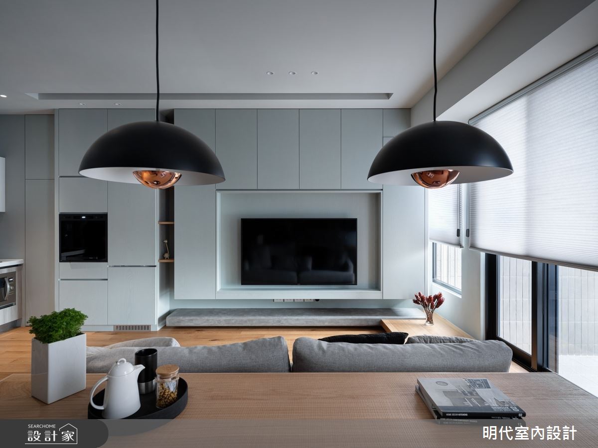 預售屋＿現代風客廳案例圖片＿明代室內裝修設計有限公司＿明代_42之15