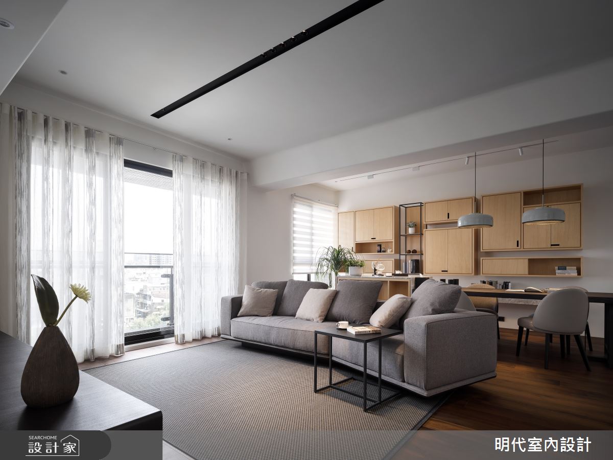 38坪新成屋(5年以下)＿現代風客廳餐廳案例圖片＿明代室內裝修設計有限公司＿明代_43之5