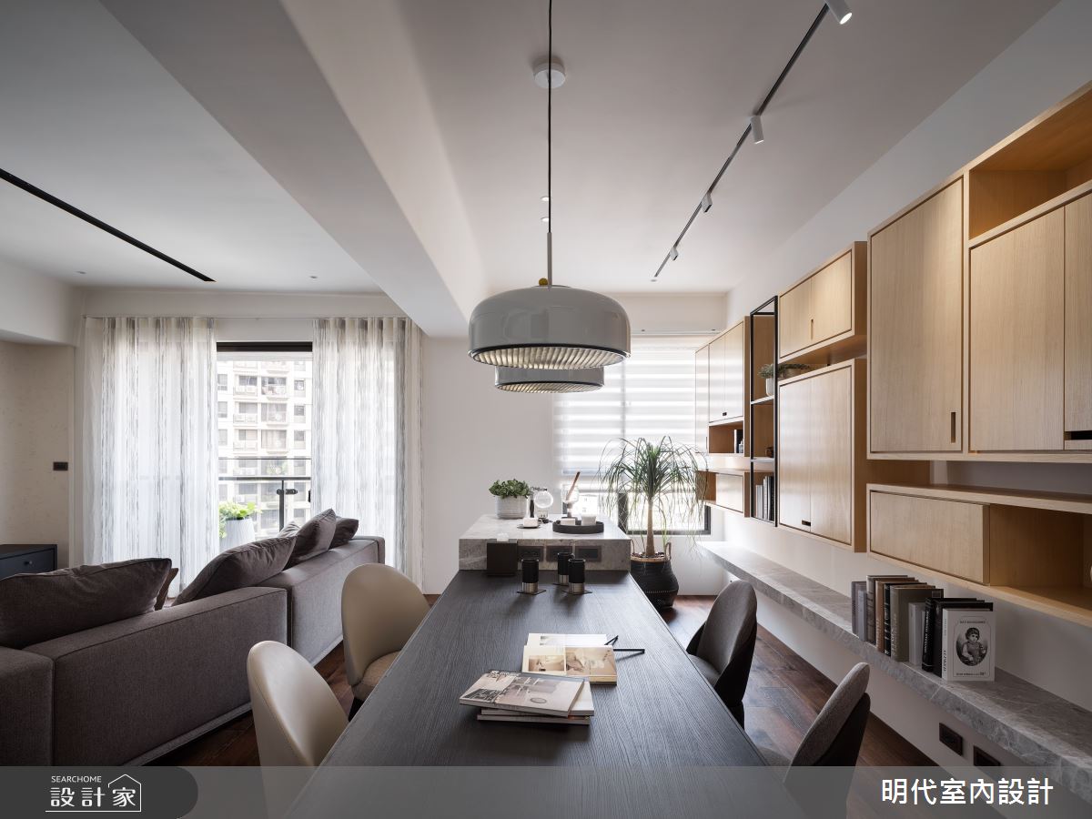 38坪新成屋(5年以下)＿現代風客廳餐廳案例圖片＿明代室內裝修設計有限公司＿明代_43之13