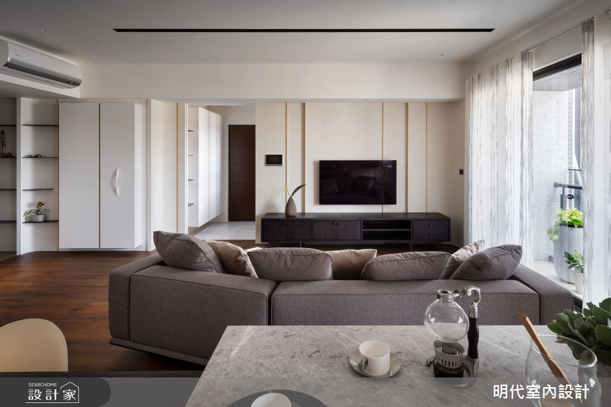 38坪新成屋(5年以下)＿現代風客廳餐廳案例圖片＿明代室內裝修設計有限公司＿明代_43之16