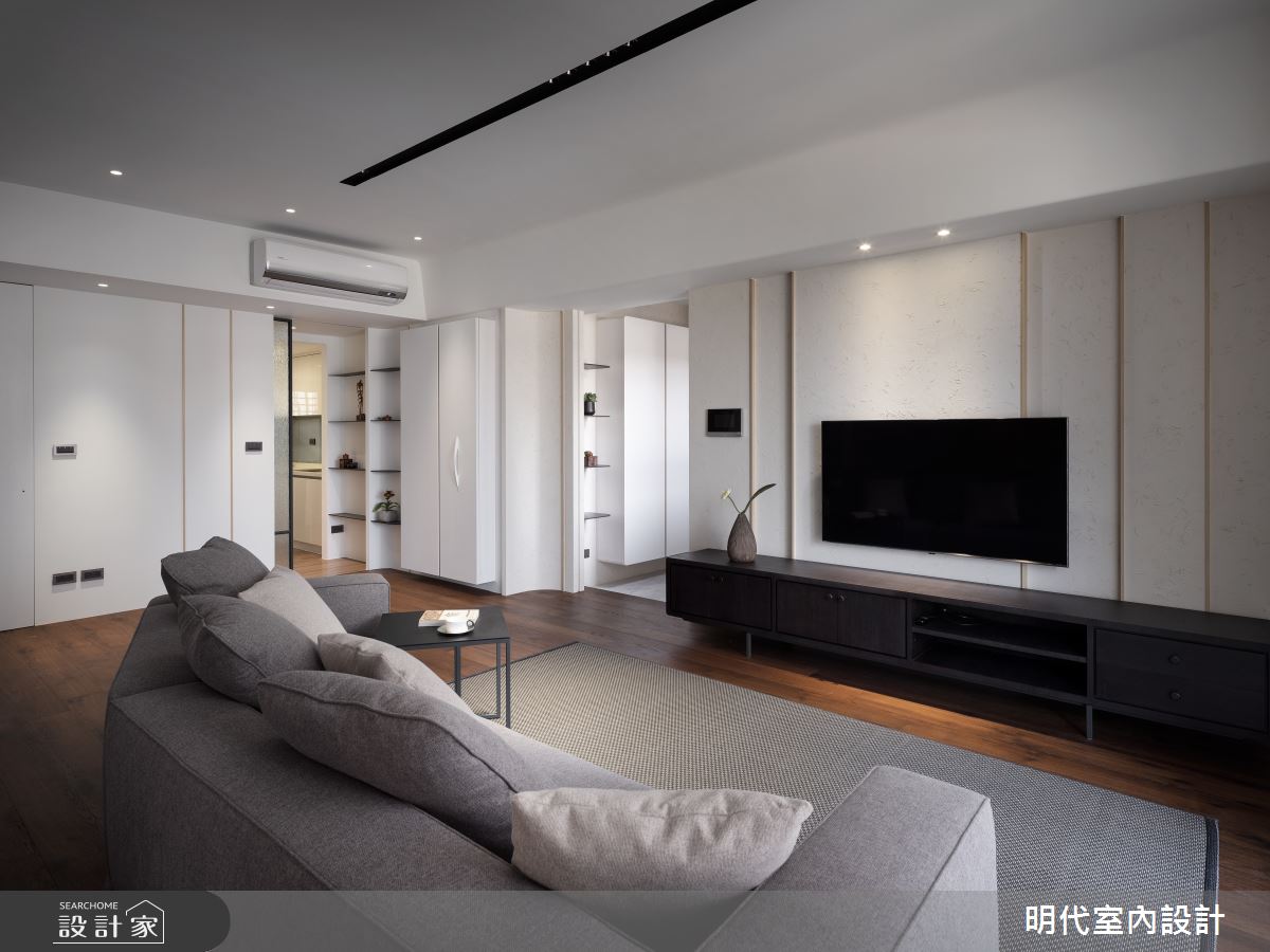 38坪新成屋(5年以下)＿現代風客廳案例圖片＿明代室內裝修設計有限公司＿明代_43之17