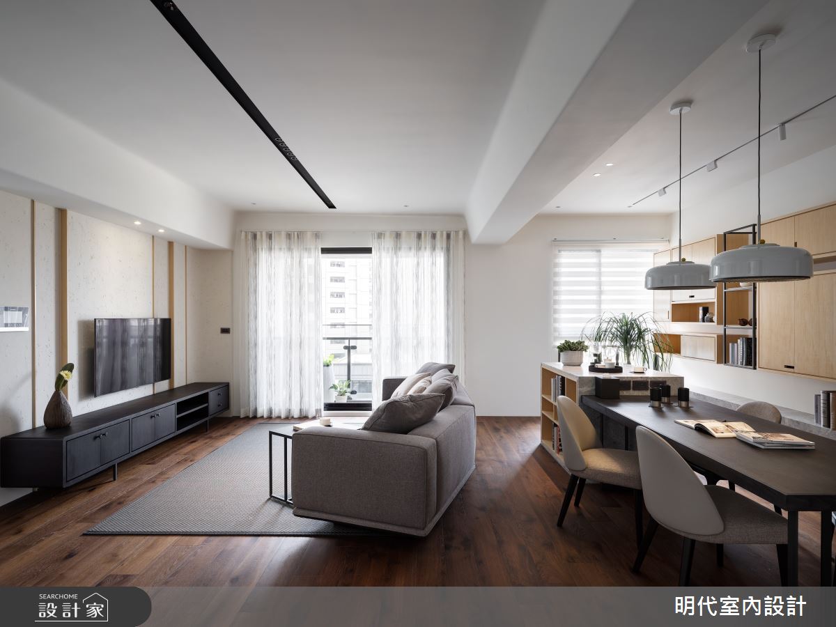38坪新成屋(5年以下)＿現代風客廳餐廳案例圖片＿明代室內裝修設計有限公司＿明代_43之14