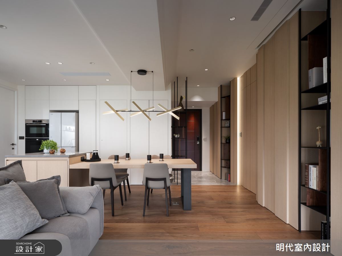 23坪新成屋(5年以下)＿現代風玄關客廳餐廳中島案例圖片＿明代室內裝修設計有限公司＿明代_44之16