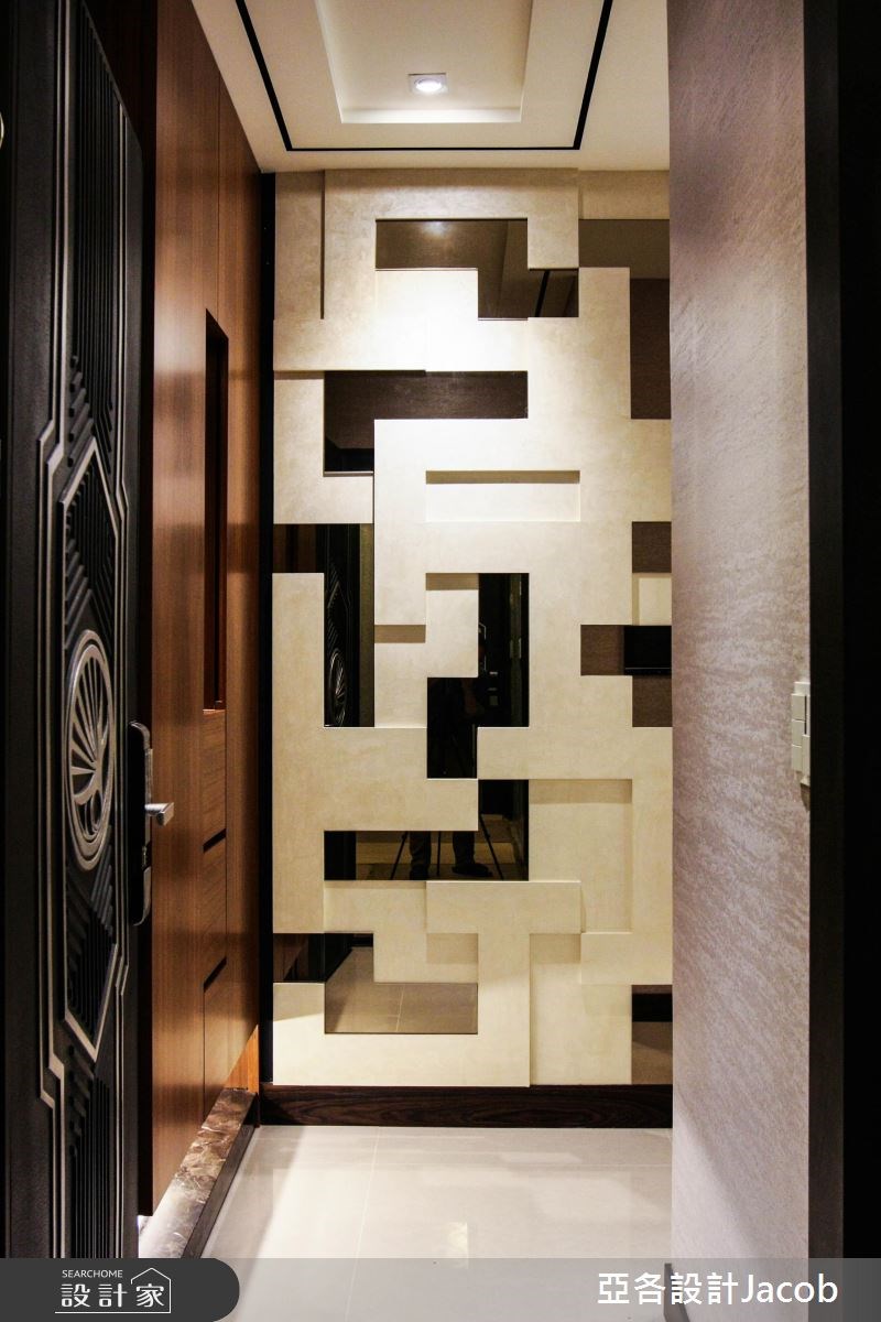 新成屋(5年以下)＿混搭風玄關案例圖片＿亞各室內裝修工程有限公司＿亞各_08之1