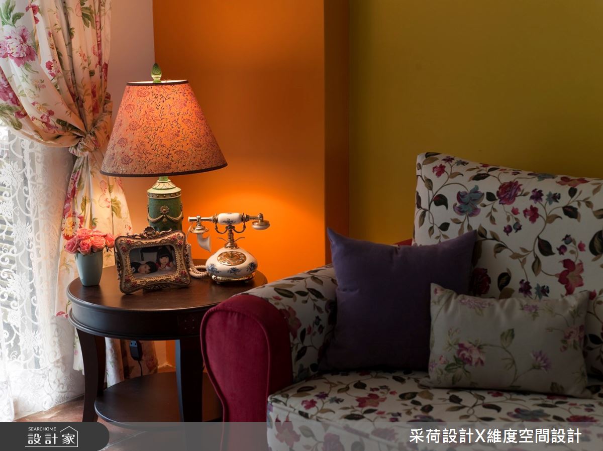 30坪中古屋(5~15年)＿鄉村風客廳案例圖片＿采荷設計X維度空間設計＿采荷X維度_03之3