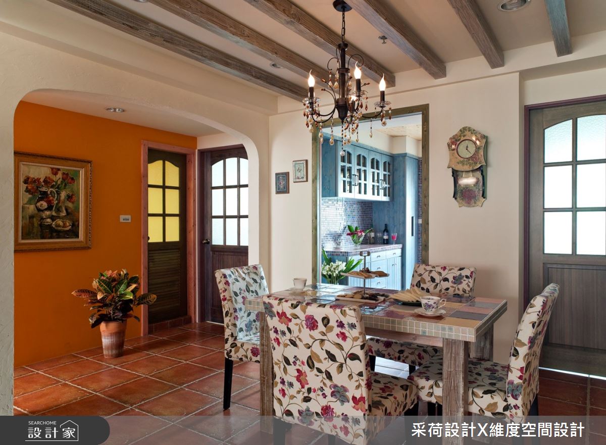 30坪中古屋(5~15年)＿鄉村風餐廳案例圖片＿采荷設計X維度空間設計＿采荷X維度_03之10