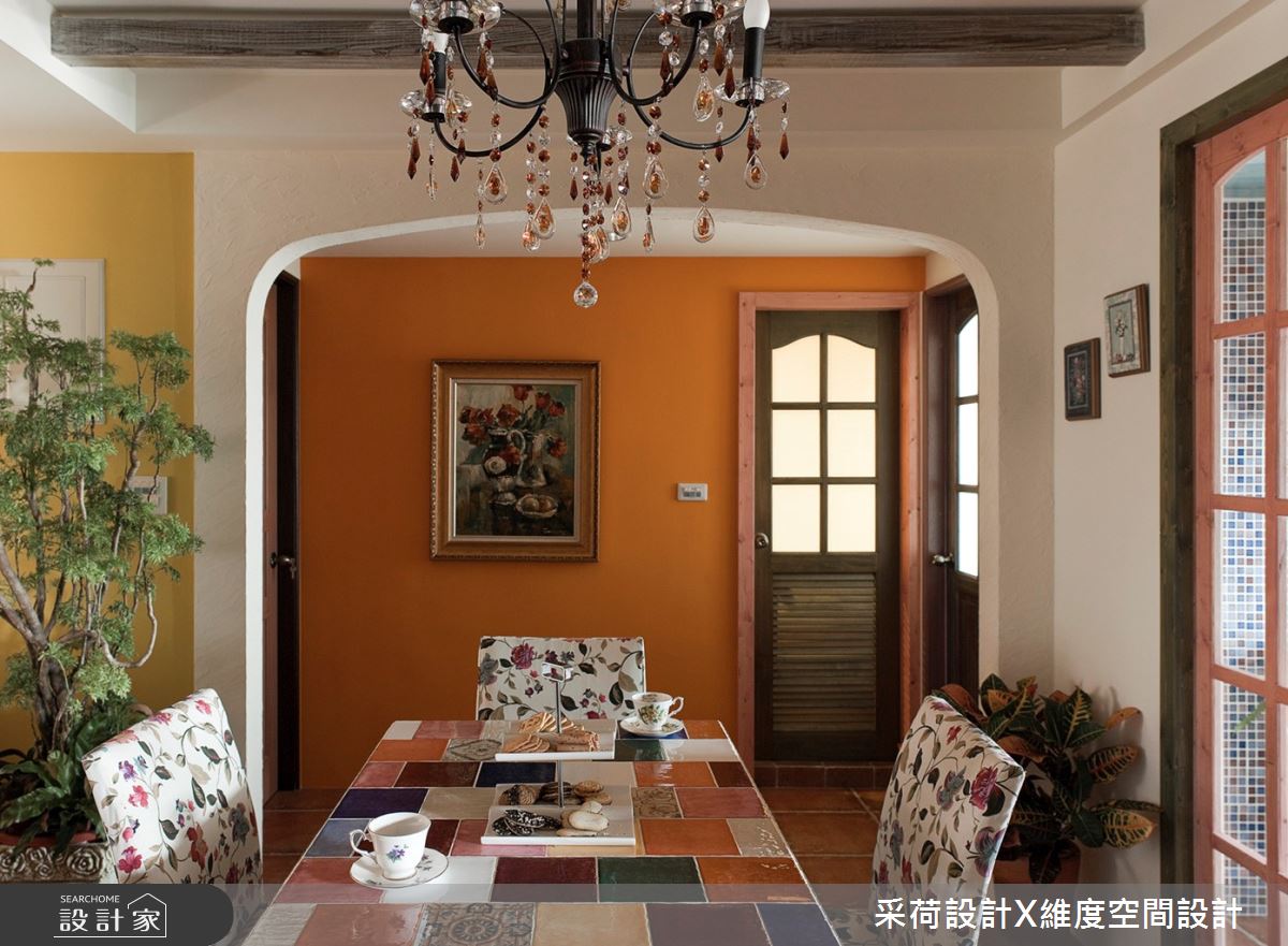 30坪中古屋(5~15年)＿鄉村風餐廳案例圖片＿采荷設計X維度空間設計＿采荷X維度_03之11