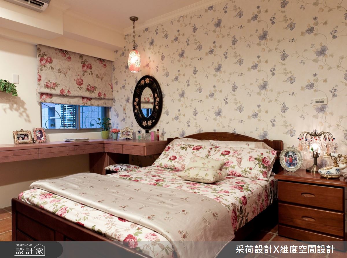 30坪中古屋(5~15年)＿鄉村風臥室案例圖片＿采荷設計X維度空間設計＿采荷X維度_03之16