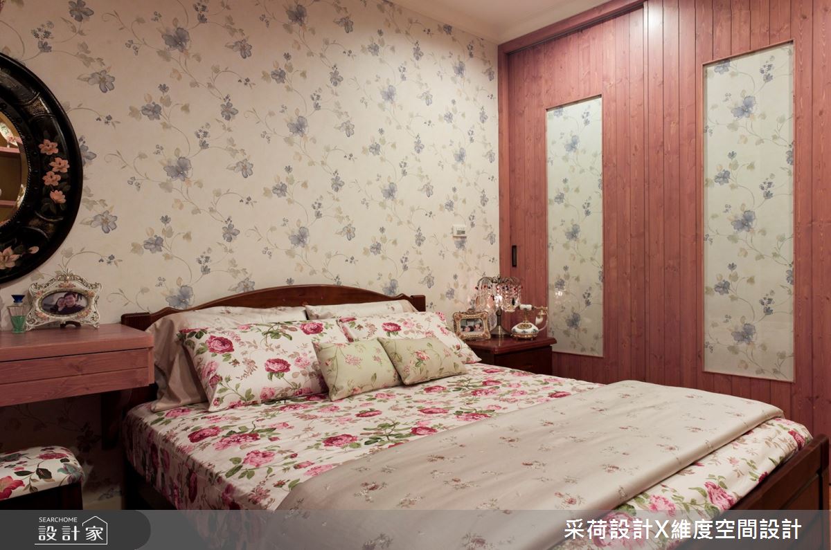 30坪中古屋(5~15年)＿鄉村風臥室案例圖片＿采荷設計X維度空間設計＿采荷X維度_03之17