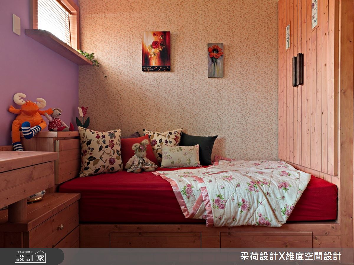 30坪中古屋(5~15年)＿鄉村風客房案例圖片＿采荷設計X維度空間設計＿采荷X維度_03之22