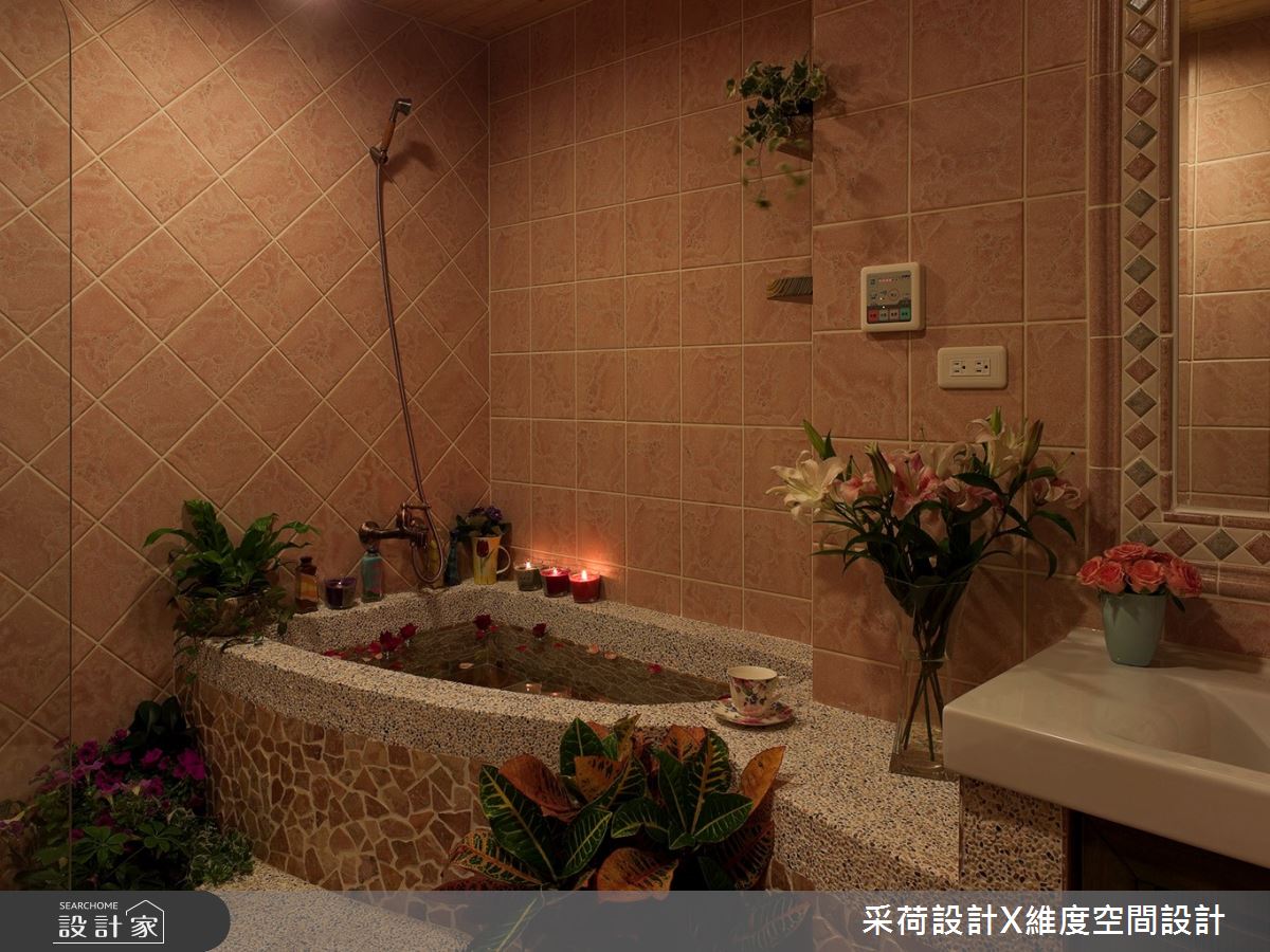 30坪中古屋(5~15年)＿鄉村風浴室案例圖片＿采荷設計X維度空間設計＿采荷X維度_03之25