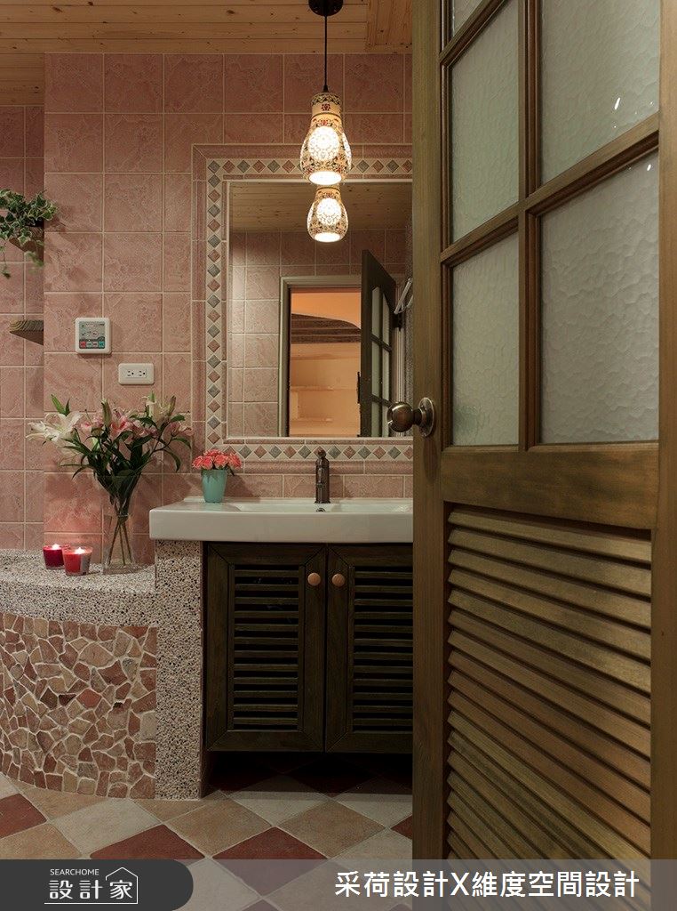 30坪中古屋(5~15年)＿鄉村風浴室案例圖片＿采荷設計X維度空間設計＿采荷X維度_03之24