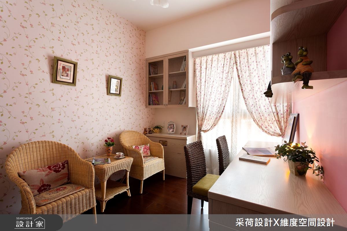 18坪新成屋(5年以下)＿鄉村風書房案例圖片＿采荷設計X維度空間設計＿采荷X維度_04之14