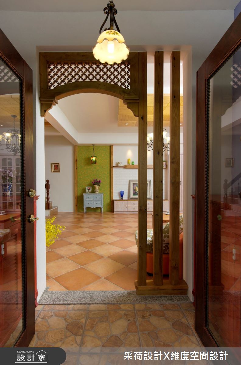 60坪老屋(16~30年)＿鄉村風玄關案例圖片＿采荷設計X維度空間設計＿采荷X維度_05之1