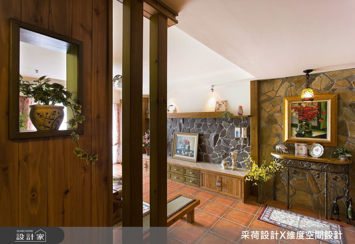 45坪新成屋(5年以下)＿鄉村風玄關客廳案例圖片＿采荷設計X維度空間設計＿采荷X維度_06之1