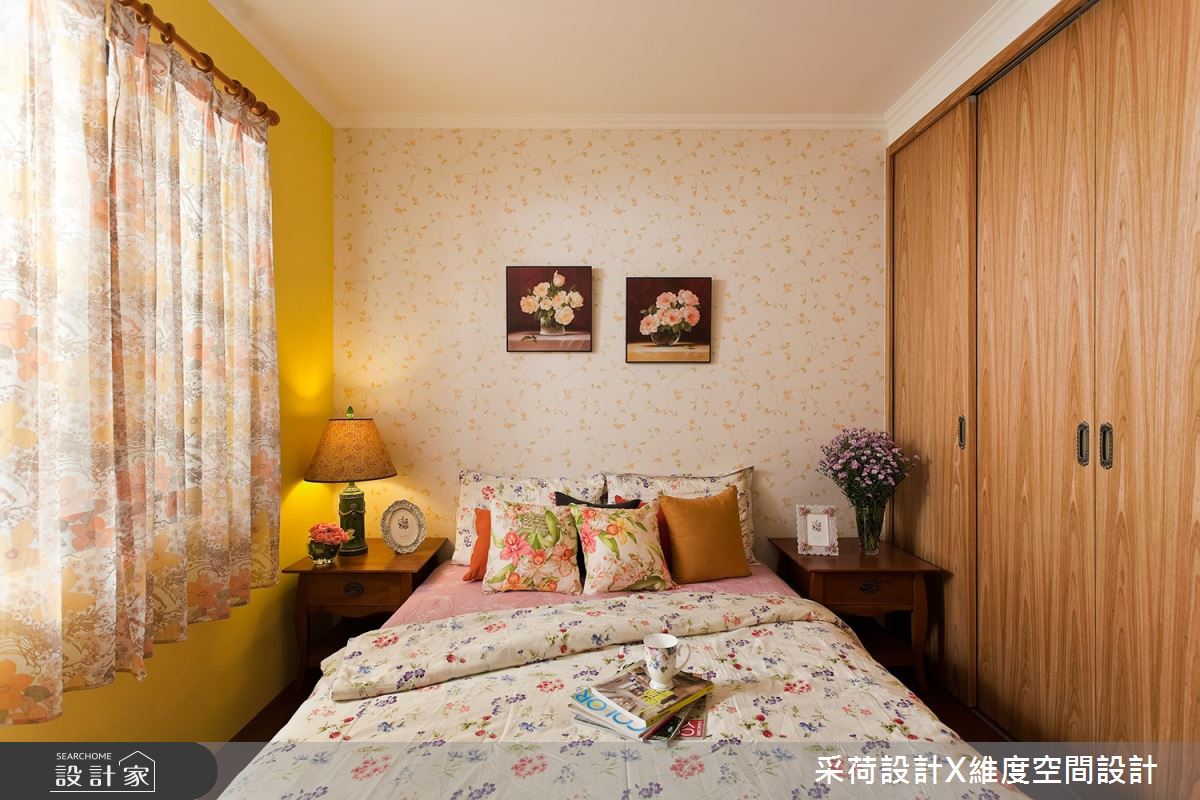 45坪新成屋(5年以下)＿鄉村風客房案例圖片＿采荷設計X維度空間設計＿采荷X維度_06之28