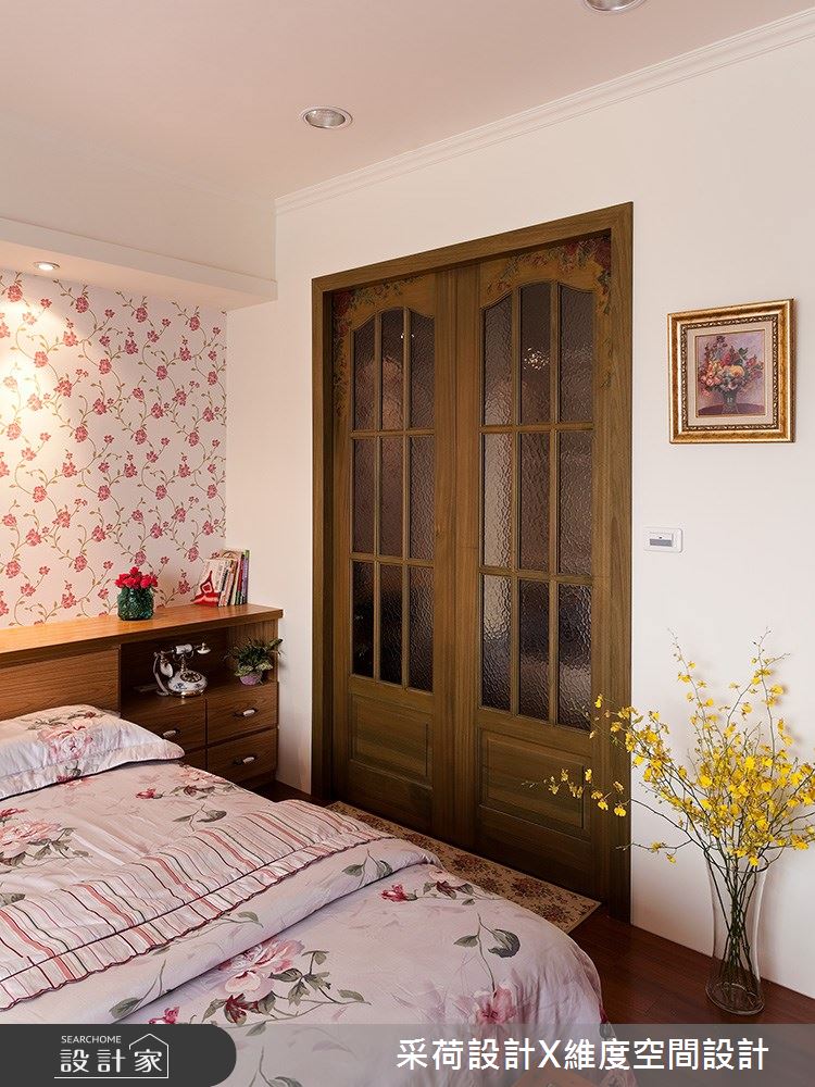 45坪新成屋(5年以下)＿鄉村風臥室案例圖片＿采荷設計X維度空間設計＿采荷X維度_06之26