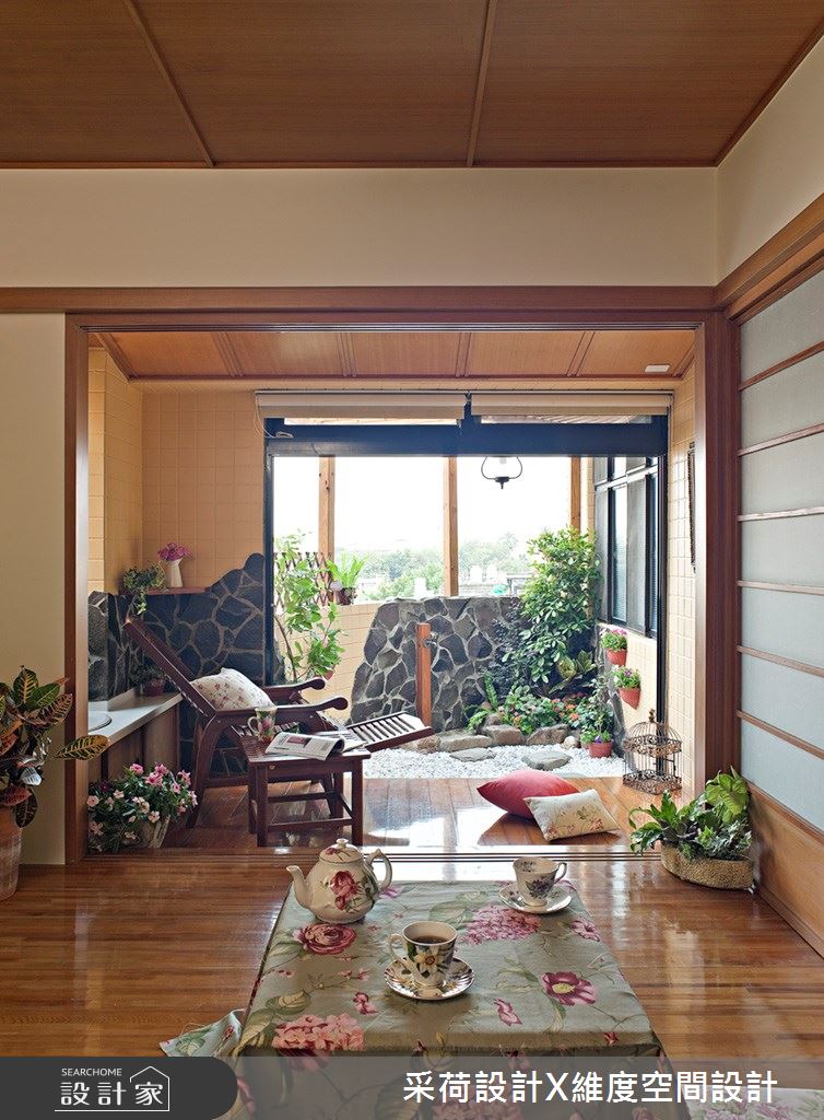 50坪老屋(16~30年)＿鄉村風陽台多功能室案例圖片＿采荷設計X維度空間設計＿采荷X維度_08之19