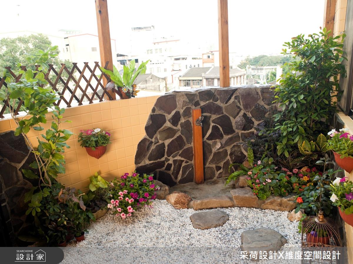 50坪老屋(16~30年)＿鄉村風陽台案例圖片＿采荷設計X維度空間設計＿采荷X維度_08之20