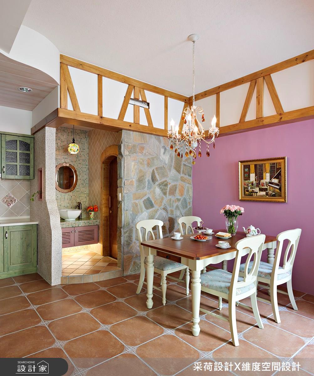 25坪新成屋(5年以下)＿鄉村風餐廳案例圖片＿采荷設計X維度空間設計＿采荷X維度_09之23