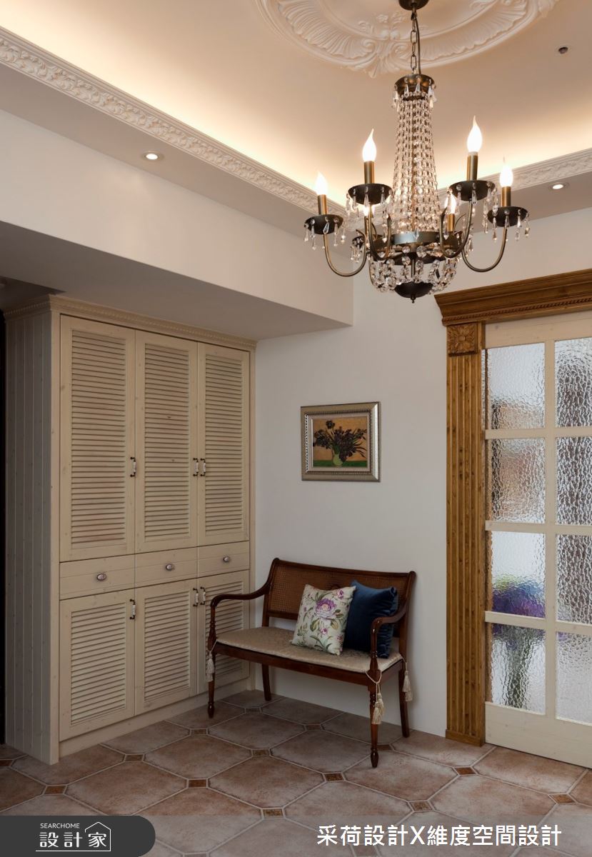 90坪新成屋(5年以下)＿新古典玄關案例圖片＿采荷設計X維度空間設計＿采荷X維度_10之3