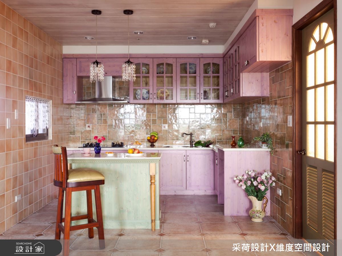 90坪新成屋(5年以下)＿新古典廚房中島案例圖片＿采荷設計X維度空間設計＿采荷X維度_10之16