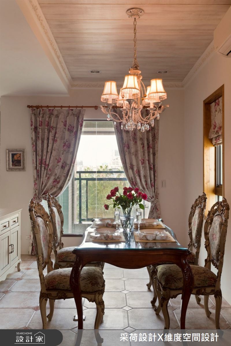 90坪新成屋(5年以下)＿新古典餐廳案例圖片＿采荷設計X維度空間設計＿采荷X維度_10之15